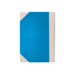 Libro cartone cosido fernandes flecha din a6 rayado horizontal 50 hojas 100 gr azul