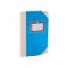Libro cartone cosido fernandes flecha din a6 rayado horizontal 50 hojas 100 gr azul