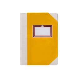 Libro cartone cosido fernandes flecha din a6 rayado horizontal 50 hojas 100 gr amarillo