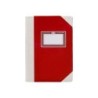 Libro cartone cosido fernandes flecha din a5 rayado horizontal 50 hojas 100 gr rojo