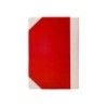 Libro cartone cosido fernandes flecha din a5 rayado horizontal 50 hojas 100 gr rojo