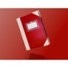 Libro cartone cosido fernandes flecha din a5 rayado horizontal 50 hojas 100 gr rojo