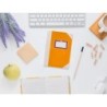 Libro cartone cosido fernandes flecha din a5 rayado horizontal 50 hojas 100 gr naranja
