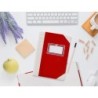 Libro cartone cosido fernandes flecha din a4 liso 50 hojas 100 gr rojo