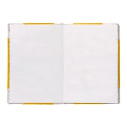 Libro cartone cosido fernandes flecha din a4 liso 50 hojas 100 gr amarillo