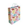 Bolsa para regalo basika papel estucado 160 gr todo año con asa retorcida tamaño l 3214x40 cm