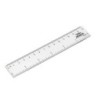 Regla liderpapel plastico cristal 15 cm