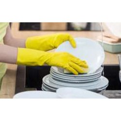 Guantes de latex satinados con relieve anti deslizante sin polvo par talla grande