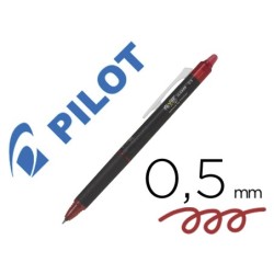 Boligrafo pilot frixion point clicker borrable 0,5 mm rojo