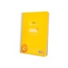 Cuaderno espiral liderpapel din a5 pautaguia tapa plastico 80h 90gr cuadro pautado 3 mm con margen color amarillo