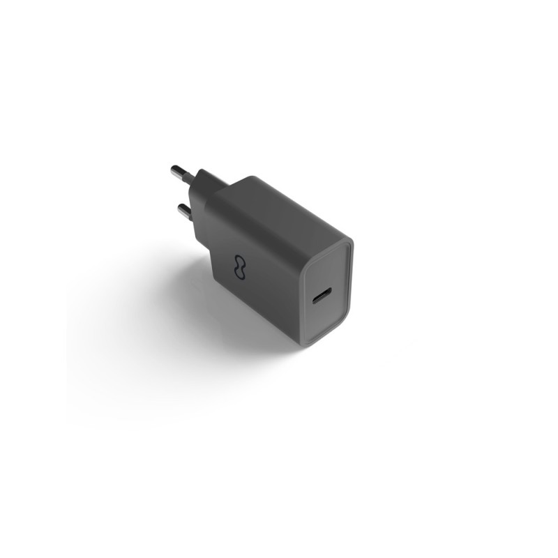Cargador de pared groovy 1 usb-c 2.0a carga rapida color gris oscuro Cargador de pared groovy 1 usb-c 2.0a carga rapida color gris oscuro