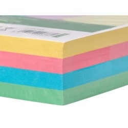 Tarjeta liderpapel para estudiar lisa cartulina de colores 170 gr/m2 160x220mm paquete de 200 unidades