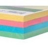 Tarjeta liderpapel para estudiar lisa cartulina de colores 170 gr/m2 160x220mm paquete de 200 unidades