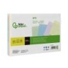 Tarjeta liderpapel para estudiar rayada cartulina de colores 170 gr/m2 160x220mm paquete de 200 unidades