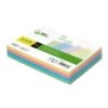 Tarjeta liderpapel para estudiar rayada cartulina de colores 170 gr/m2 160x220mm paquete de 200 unidades