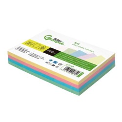 Tarjeta liderpapel para estudiar lisa cartulina de colores 170 gr/m2 100x150mm paquete de 200 unidades