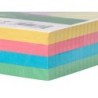 Tarjeta liderpapel para estudiar rayada cartulina de colores 170 gr/m2 100x150mm paquete de 200 unidades