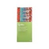 Papel de regalo liderpapel navidad rollo ancho 70 cm longitud 2 mt gramaje 60 gr diseños surtidos c-2024