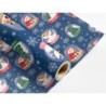 Papel de regalo liderpapel navidad rollo ancho 70 cm longitud 2 mt gramaje 60 gr diseños surtidos c-2024