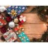 Papel de regalo liderpapel navidad rollo ancho 70 cm longitud 2 mt gramaje 60 gr diseños surtidos c-2024