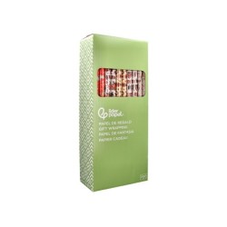 Papel de regalo liderpapel navidad rollo ancho 70 cm longitud 2 mt gramaje 60 gr diseños surtidos b-2024