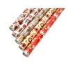 Papel de regalo liderpapel navidad rollo ancho 70 cm longitud 2 mt gramaje 60 gr diseños surtidos b-2024