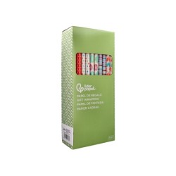 Papel de regalo liderpapel todo año rollo ancho 70 cm longitud 2 mt gramaje 60 gr diseños surtidos c-2024