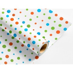 Papel de regalo liderpapel todo año rollo ancho 70 cm longitud 2 mt gramaje 60 gr diseños surtidos c-2024