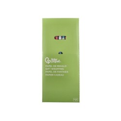 Papel de regalo liderpapel todo año rollo ancho 70 cm longitud 2 mt gramaje 60 gr diseños surtidos b-2024
