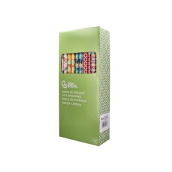 Papel de regalo liderpapel todo año rollo ancho 70 cm longitud 2 mt gramaje 60 gr diseños surtidos b-2024