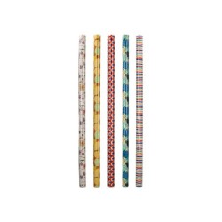 Papel de regalo liderpapel todo año rollo ancho 70 cm longitud 2 mt gramaje 60 gr diseños surtidos b-2024