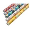 Papel de regalo liderpapel todo año rollo ancho 70 cm longitud 2 mt gramaje 60 gr diseños surtidos b-2024