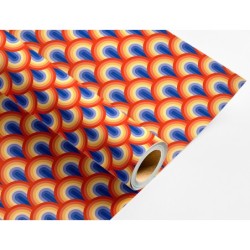 Papel de regalo liderpapel todo año rollo ancho 70 cm longitud 2 mt gramaje 60 gr diseños surtidos b-2024