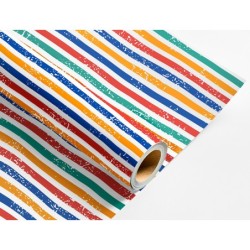 Papel de regalo liderpapel todo año rollo ancho 70 cm longitud 2 mt gramaje 60 gr diseños surtidos b-2024