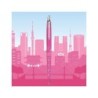 Boligrafo parker jotter around the world tokyo rosa