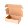 Caja automontable q-connect para e-commerce y regalo carton reciclado canal simple 3 mm kraft 430x320x150 mm