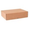 Caja automontable q-connect para e-commerce y regalo carton reciclado canal simple 3 mm kraft 330x250x100 mm