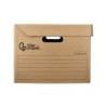 Cajon contenedor liderpapel carton manual para 3 cajas archivo def. folio / 3 archivadores a-z 387x333x260mm