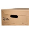 Cajon contenedor liderpapel carton manual para 3 cajas archivo def. folio / 3 archivadores a-z 387x333x260mm