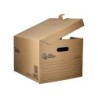 Cajon contenedor liderpapel carton manual para 3 cajas archivo def. folio / 3 archivadores a-z 387x333x260mm