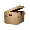 Cajon contenedor liderpapel carton manual para 5 cajas archivo def. folio / 6 archivadores a-z 540x410x300mm