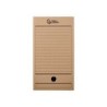 Caja archivo definitivo liderpapel folio doble ancho carton reciclado 400g/m2 lomo 200 mm kraft 367x200x251 mm