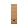 Caja archivo definitivo liderpapel folio prolongado carton reciclado 325g/m2 lomo 116 mm kraft 388x116x275 mm