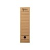 Caja archivo definitivo liderpapel folio carton reciclado 325g/m2 lomo 100 mm kraft 365x100x251 mm
