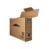 Caja archivo definitivo liderpapel folio carton reciclado 325g/m2 lomo 100 mm kraft 365x100x251 mm
