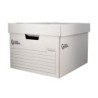 Cajon contenedor liderpapel carton automatico para 4 cajasarchivo def. folio / 5 archivadores a-z 430x383x265mm