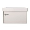Cajon contenedor liderpapel carton automatico para 4 cajasarchivo def. folio / 5 archivadores a-z 430x383x265mm