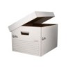 Cajon contenedor liderpapel carton automatico para 4 cajasarchivo def. folio / 5 archivadores a-z 430x383x265mm