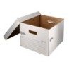 Cajon contenedor liderpapel carton automatico para 4 cajasarchivo def. folio / 5 archivadores a-z 430x383x265mm