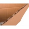Caja para embalar q-connect ultrarresistente regulable en altura carton canal doble 7 mmcolor kraft 350x325x280 mm
